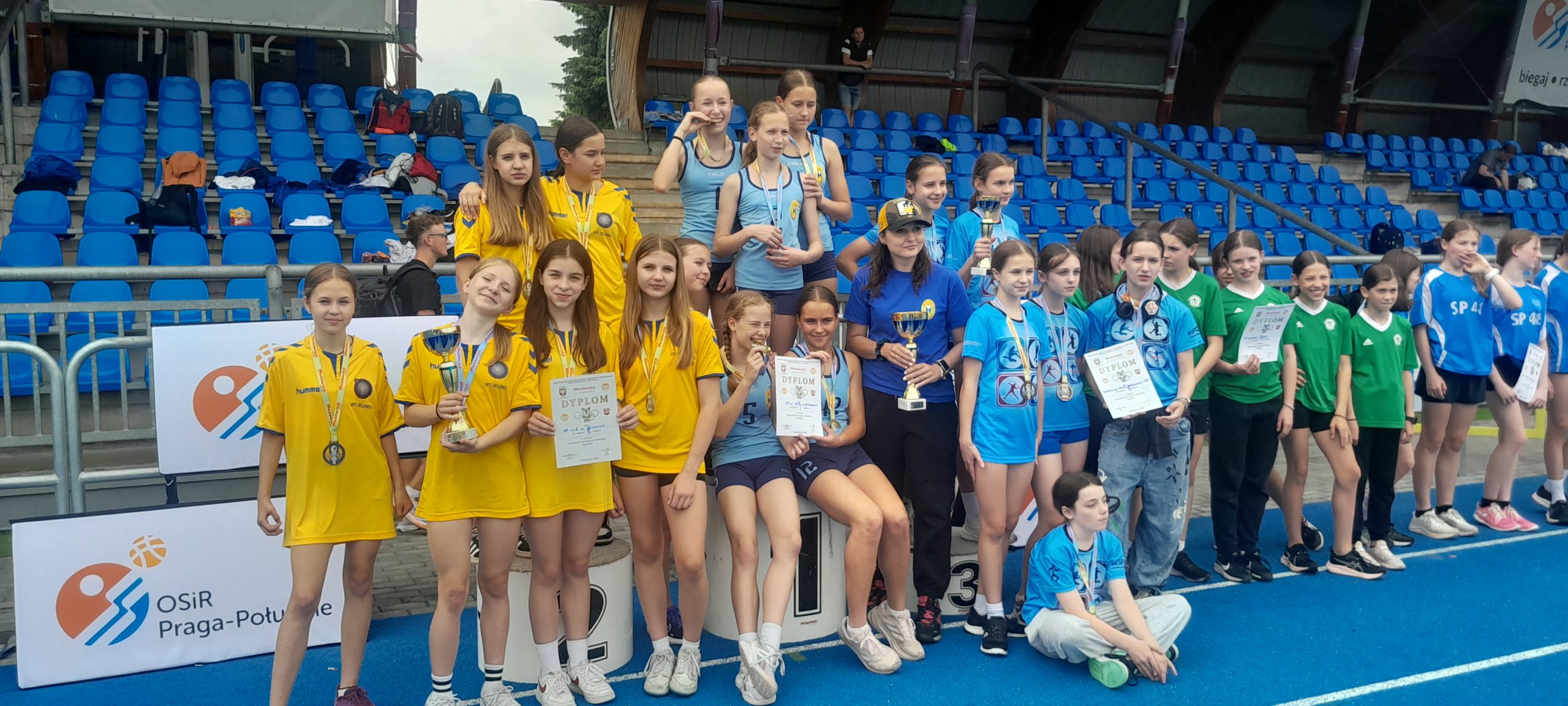 SP2 ZIELONKA WICEMISTRZEM MAZOWSZA W CZWÓRBOJU LEKKOATLETYCZNYM DZIEWCZĄT
