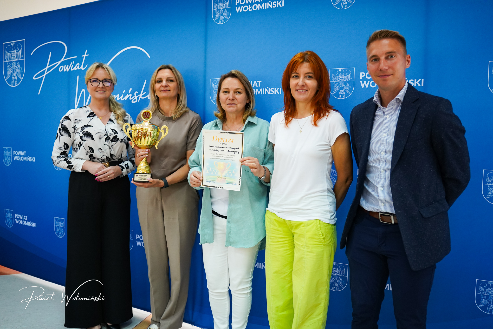 PODSUMOWANIE WSPÓŁZAWODNICTWA SPORTOWEGO SZKOŁU W POWIECIE WOŁOMIŃSKIM W ROKU SZKOLNYM 2024/2025