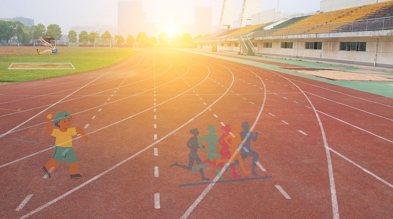 Powiatowe Igrzyska Dzieci w czwórboju lekkoatletycznym