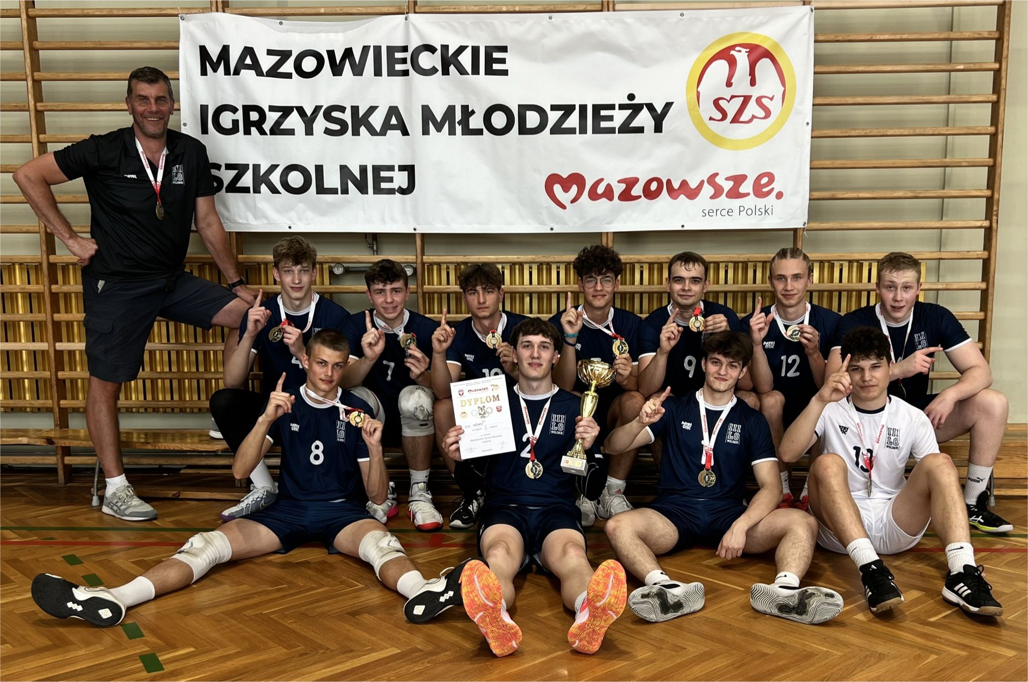 III LO Wołomin Mistrzem Mazowsza w siatkówce chłopców